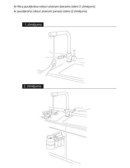 Virt.izlietneskrāns ar izv.filt.ūdenimMG-2058, ABAVA