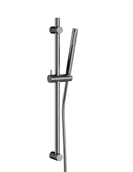 MOZA PREMIUM GUN METAL PELĒKS dušas komplekts ar stieni 841-363-61