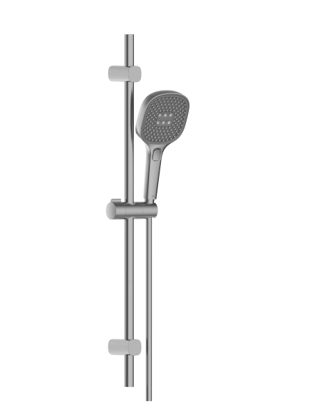MALAGA GUN METAL PELĒKS dušas komplekts ar stieni 841-352-61