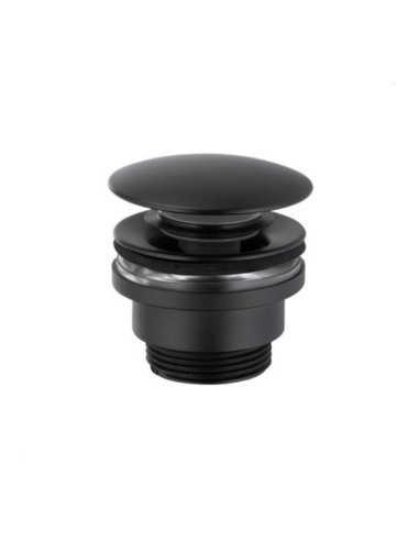 universāls plastmasas Click-Clack izlietnes vārsts, MELNS 660-310-81