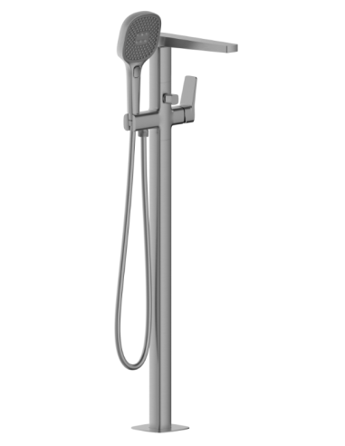 MALAGA GUN METAL GREY stāvošais vannas maisītājs 4525-510-61 - 1