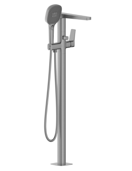 MALAGA GUN METAL GREY stāvošais vannas maisītājs 4525-510-61 - 1