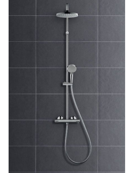 Hansgrohe Душевая система Vernis Blend с термостатом, хромированная отделка - 5