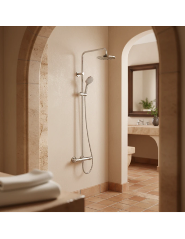 Hansgrohe Vernis Blend shower system with thermostat, chrome - 10