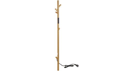 Kombineeritud käterätikuivati ​​VERTEX, 1180 mm, latt, 30 W, roostevaba teras, matt, kuldne - 1