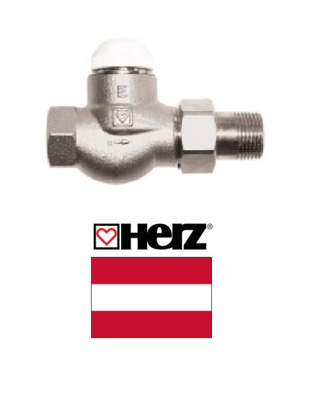 Termostata vārsts ,taisns 3/4 1772302, HERZ-TS-E