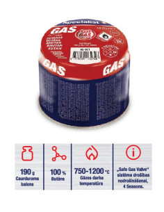 Gāzes balons 190 gr, 68-001