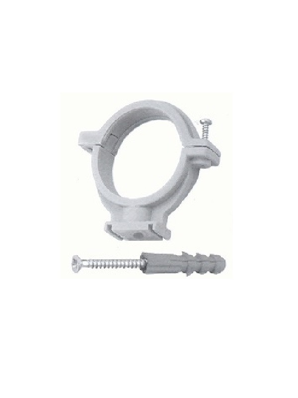 Plastmasas cauruļu turētājs 9826BK, D 75MM
