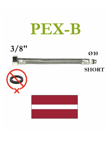 Pievads jaucējkr. 3/8 724/1 SHORT 100cm, 100 CM