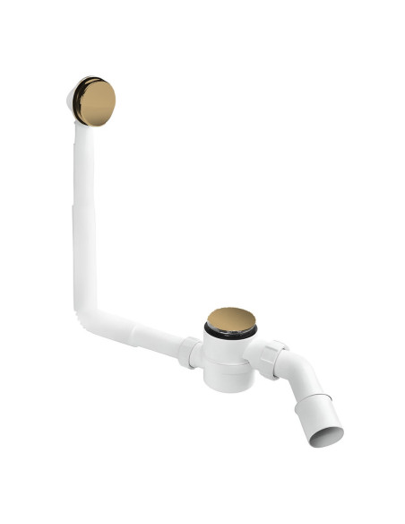 Voniai skirtas sifonas su persipylimu ir „click-clack“ tipo dugno vožtuvu, bronze - 2