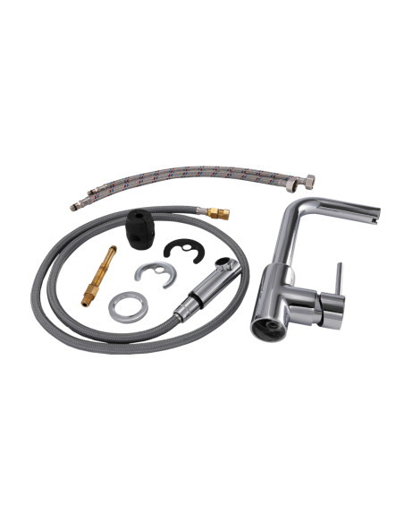 Virtuves izlietneskrāns ar izv.izteku  MG2057, ABAVA Virtuves izlietneskrāns ar izv.izteku  MG2057, ABAVA