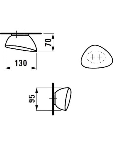 Laufen āķis Alessi one 8.7097.6.000.000.1 - 9