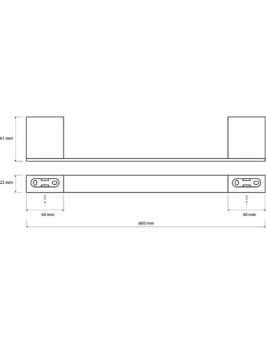 Bemeta dvieļu turētājs Via 135004042 - 3