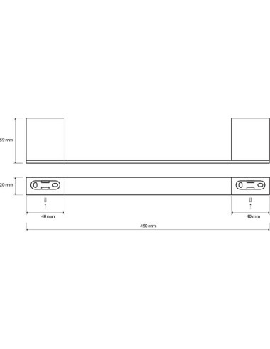 Bemeta dvieļu turētājs Via 135004022 - 3