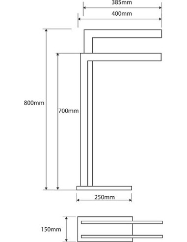 Bemeta dvieļu turētājs Beta 132836022 - 3