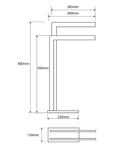 Bemeta dvieļu turētājs Beta 132836022 - 3