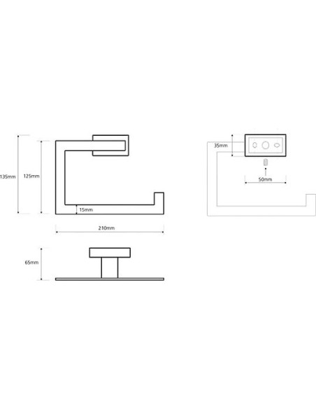 Bemeta dvieļu turētājs Plaza 118104062 - 3