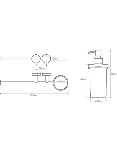 Bemeta dvieļu turētājs Omega 104019012 - 3