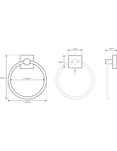 Bemeta dvieļu turētājs Beta 132104062 - 3