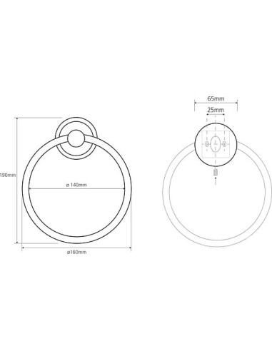 Bemeta dvieļu turētājs Retro 144204068 - 3