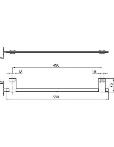 Webert dvieļu turētājs Aria AI500601015