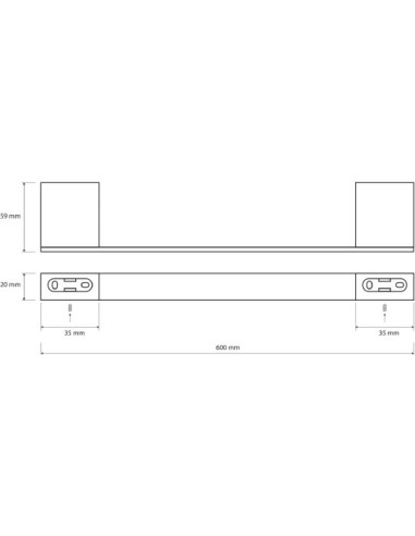 Bemeta dvieļu turētājs Nero 135004040 - 3