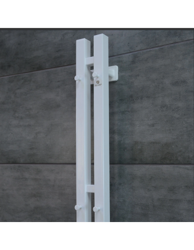 Navin Elektriskais vannas istabas radiators Silouette Quadro 90х1500 Sensors labais, balts - 6