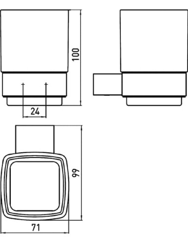 Emco glāze Loft 0520 001 00