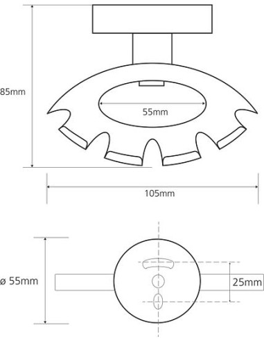 Bemeta zobu sukas turētājs Omega 104110032 - 3