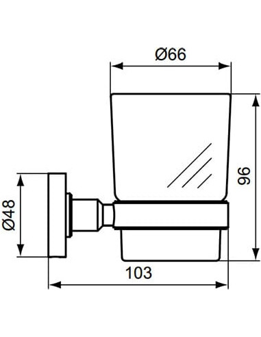 Ideal Standard glāze IOM
