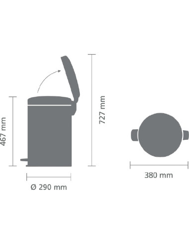 Brabantia miskaste NewIcon 114168 - 8