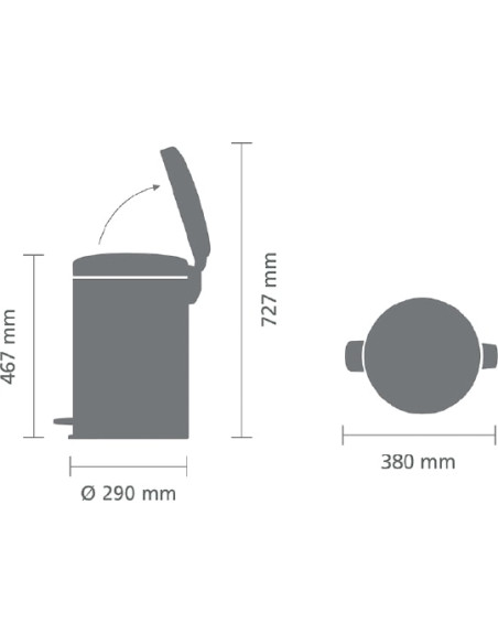 Brabantia miskaste NewIcon 114168 - 8 Brabantia miskaste NewIcon 114168 - 8