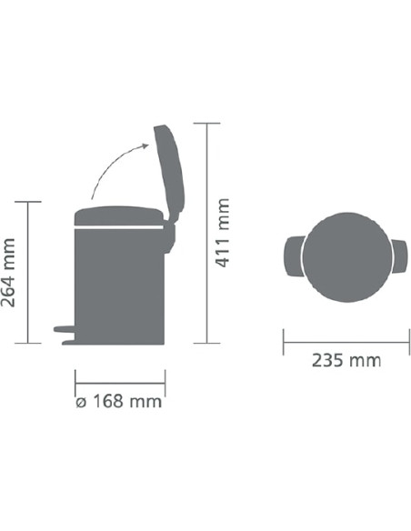 Brabantia miskaste NewIcon 113000 - 8