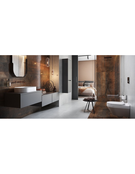 Komplekts: Cersanit B634 City tualetes pods + rāmis +  poga 0271006 Komplekts: Cersanit B634 City tualetes pods + rāmis +  poga 0271006