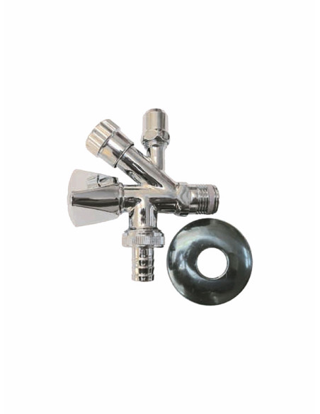 Stūra krāns veļas mašīna 1/2x3/8x3/4 950/D Stūra krāns veļas mašīna 1/2x3/8x3/4 950/D