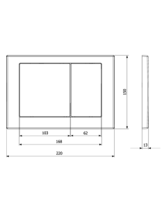 KK-POL ūdens nolaišanas poga M05 satin 8871015 2