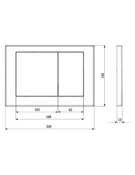 KK-POL ūdens nolaišanas poga M05 hroms 8871016 KK-POL ūdens nolaišanas poga M05 hroms 8871016