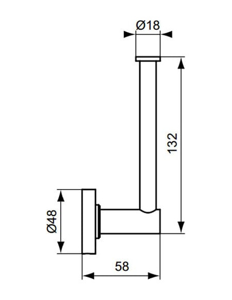 Ideal Standard rezerves ruļļa turētājs IOM