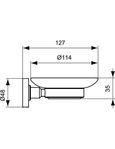 Ideal Standard ziepju trauks IOM