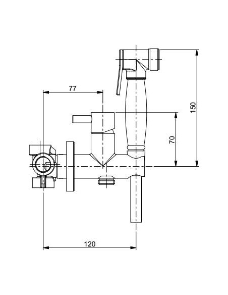 Webert higiēniska duša EL870301015Metal