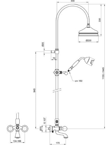 Webert dušas komplekts Karenina KA721208065