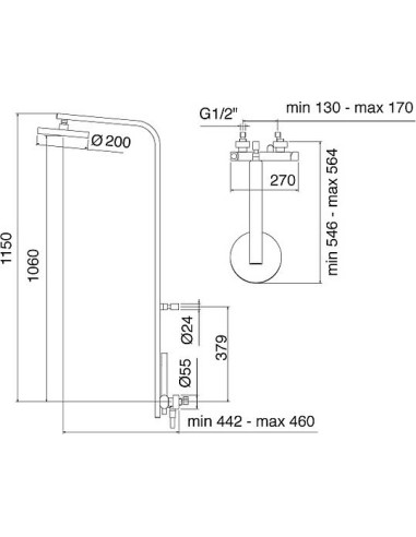 Treemme dušas komplekts Pao-pao joy 6160.CC.OLD