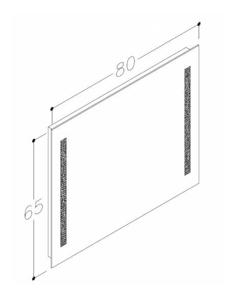 KAME spogulis COM 80 KAME spogulis COM 80