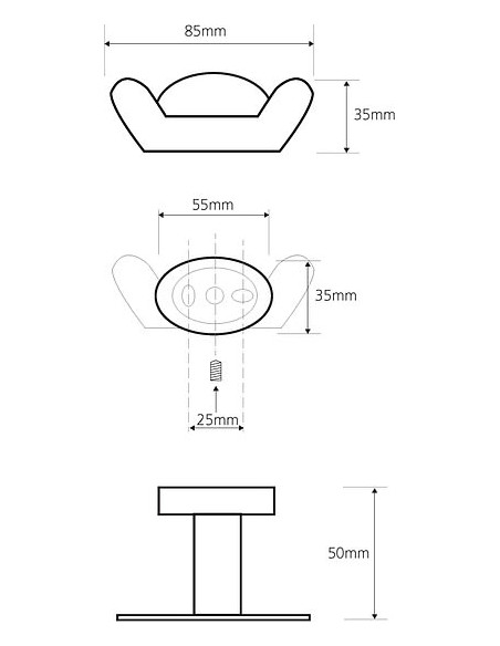 Bemeta āķītis Oval 118406031 - 7