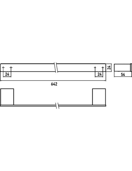 Emco dvieļu turētājs Loft 0560 001 60