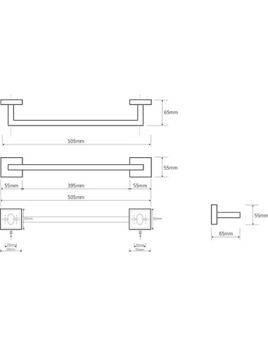 Bemeta dvieļu turētājs Beta 132204022 - 5