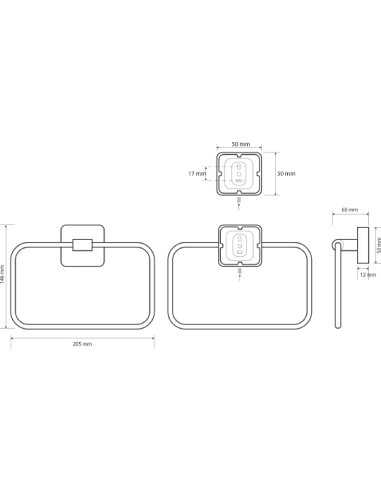 Bemeta dvieļu turētājs Tasi 154104062 - 5