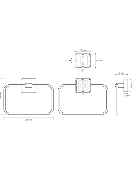 Bemeta dvieļu turētājs Tasi 154104062 - 5 Bemeta dvieļu turētājs Tasi 154104062 - 5