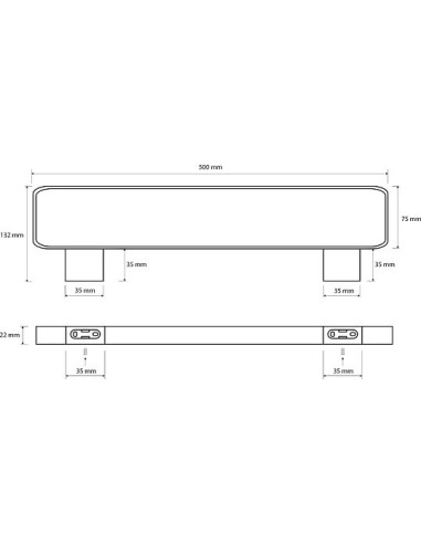Bemeta dvieļu turētājs Via 135004082 - 5
