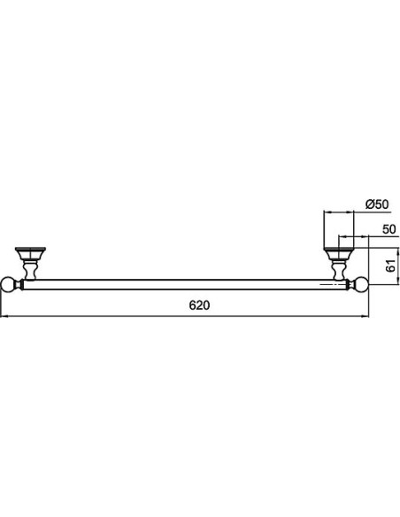 Webert dvieļu turētājs Karenina КА500601010